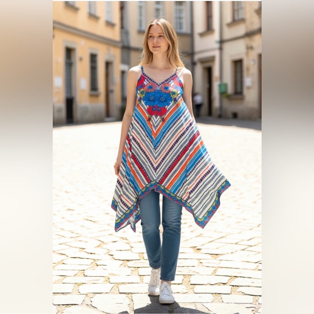 Flying Tomato Beach Swim Cover-up Summer Dress, size M